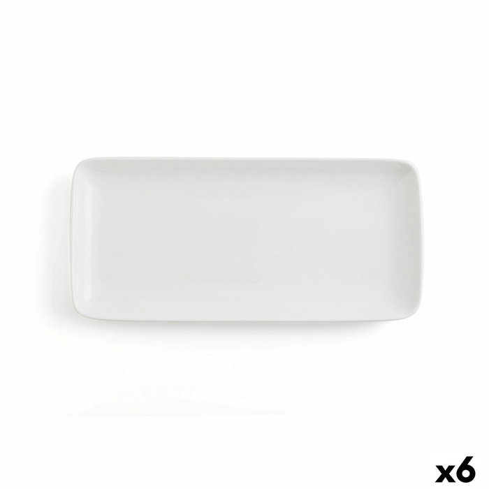 Ariane Fuente Rectangular Porcelana Vital Coupe Ariane 36x16,5 cm (6 Unidades)