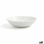 Ariane Plato Hondo Vital Coupe 21 cm (6 Unidades) Blanco de Porcelana