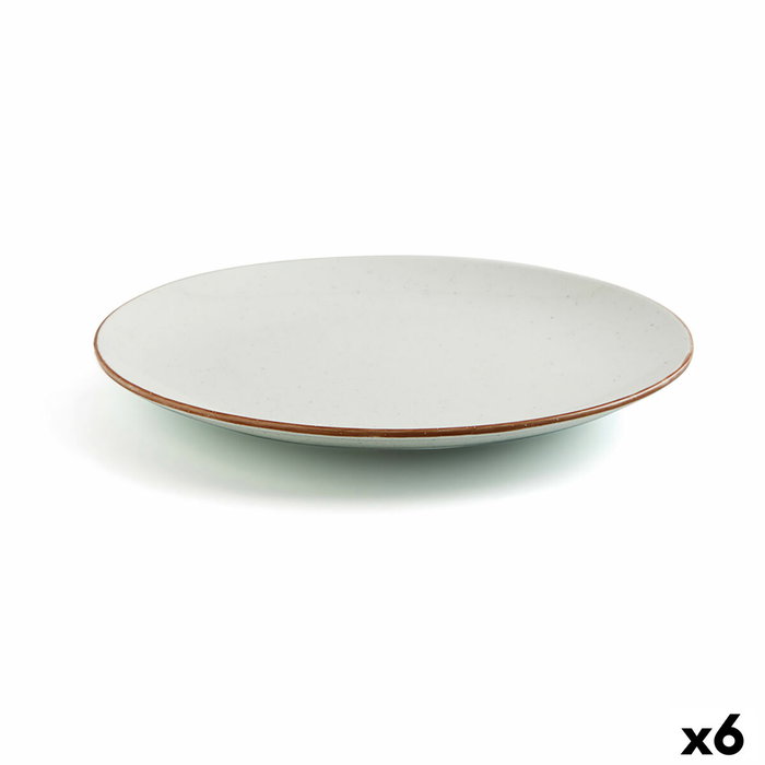 Ariane Plato Llano Porcelana Terra 31 cm, Beige (6 Unidades)
