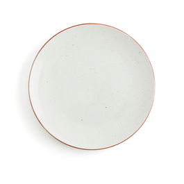 Plato Llano Porcelana Terra Ariane 27 cm (6 Unidades)