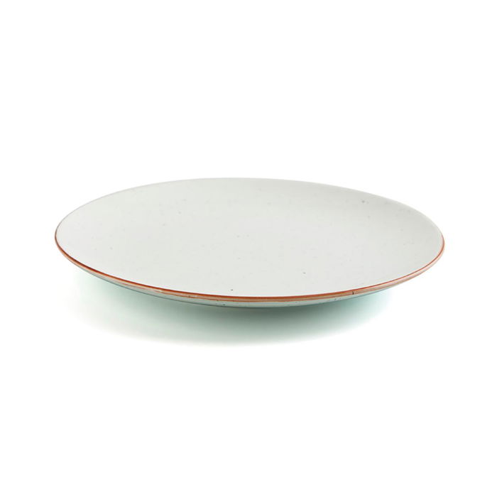 Plato Llano Porcelana Terra Ariane 27 cm (6 Unidades)