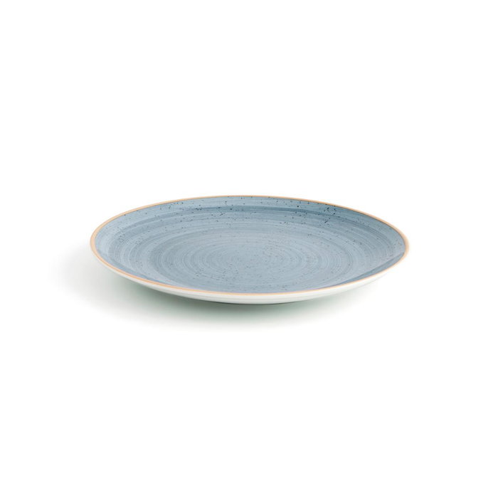 Plato Llano Porcelana Terra Ariane 24 cm (6 Unidades)
