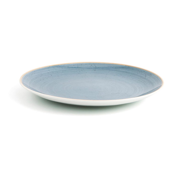 Plato Llano Porcelana Terra Ariane 27 cm (6 Unidades)