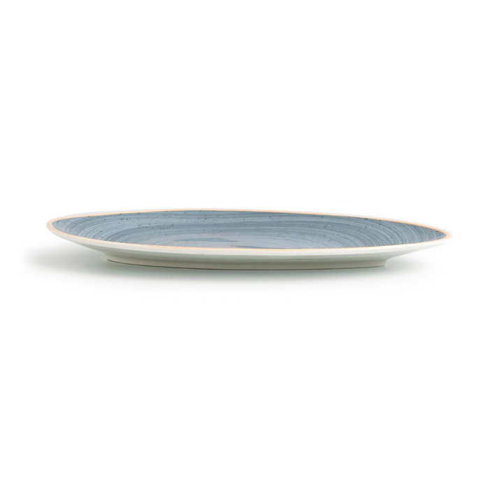 Plato Triangular Porcelana Terra Ariane 29 cm (6 Unidades)