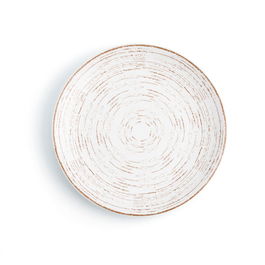 Plato Llano Porcelana Tornado White Ariane 18 cm (12 Unidades)