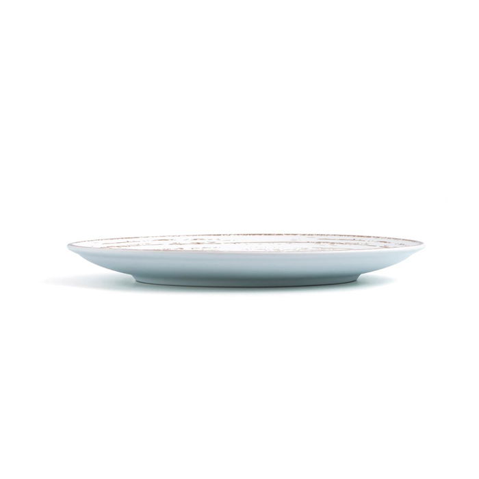 Plato Llano Porcelana Tornado White Ariane 21 cm (12 Unidades)