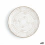 Ariane Plato Llano Tornado White 21 cm (12 Unidades) de Porcelana