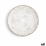 Ariane Plato Llano Tornado White 24 cm (6 Unidades) de Porcelana