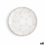 Ariane Plato Llano Tornado White 27 cm (6 Unidades) de Porcelana