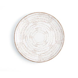 Plato Llano Porcelana Tornado White Ariane 27 cm (6 Unidades)