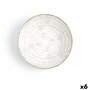 Ariane Plato Hondo Tornado White 21 cm (6 Unidades) Blanco
