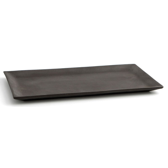 Bandeja Rectangular Cerámica Mineral Gres Quid 15x30 cm (8 Unidades)