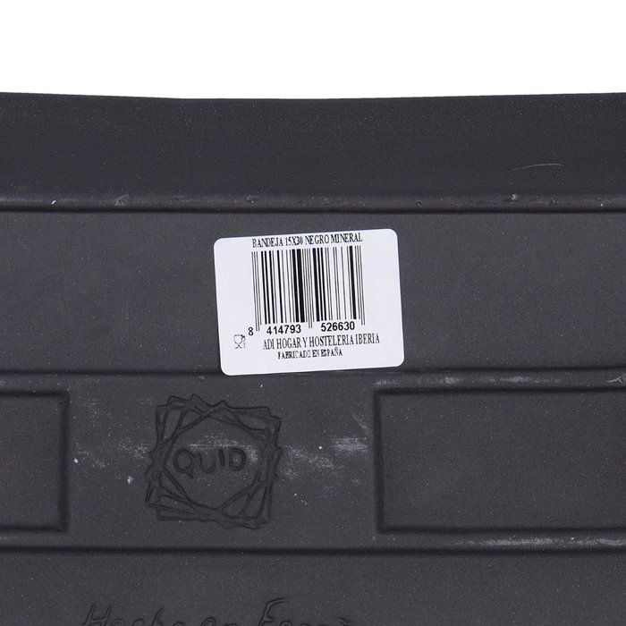 Bandeja Rectangular Cerámica Mineral Gres Quid 15x30 cm (8 Unidades)