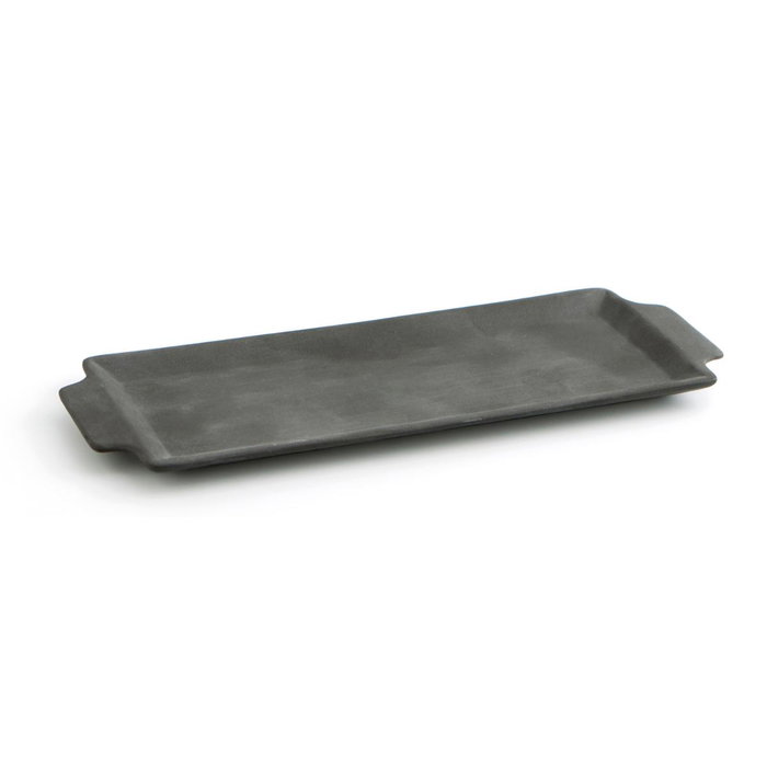 Bandeja Rectangular Cerámica Mineral Gres Quid 10x28 cm (16 Unidades)