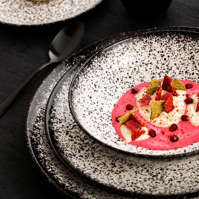 Plato Llano Porcelana Rock Ariane 31 cm (6 Unidades)