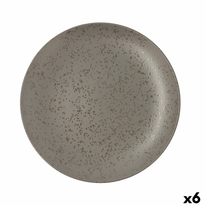 Ariane Plato Llano Porcelana Oxide 31 cm, Gris (6 Unidades)