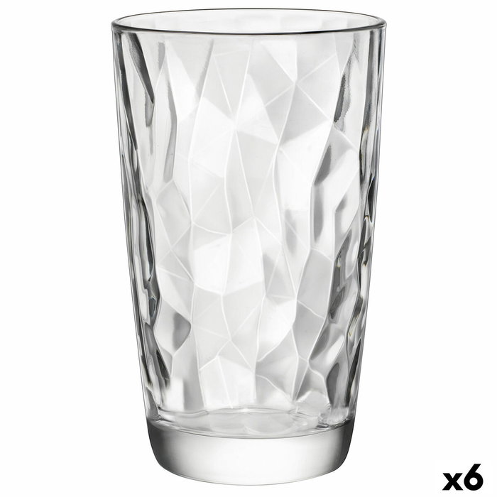 Bormioli Rocco Vaso Alto Vidrio Diamond 47 cL (6 Unidades)​