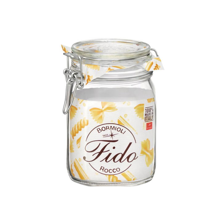 Tarro Conserva Vidrio Fido Bormioli Rocco 1 L (6 Unidades)