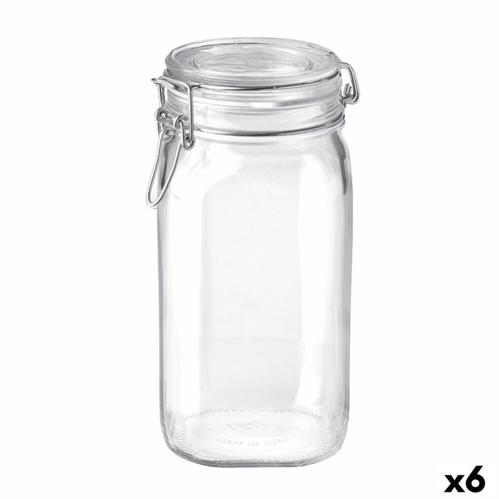 Bormioli Rocco Tarro de Conserva Vidrio Fido 1,5 L (6 Unidades)