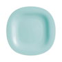 Plato Llano Luminarc Carine Turquesa Vidrio (Ø 27 cm) (24 Unidades)