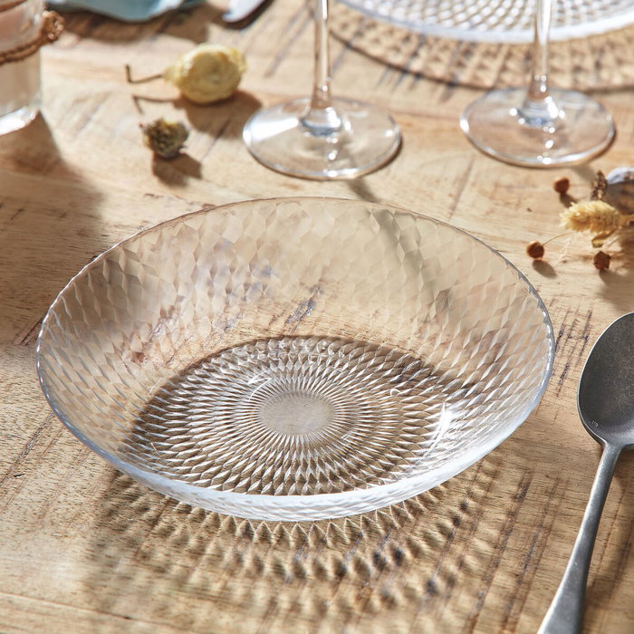 Plato Hondo Luminarc Pampille Clear Transparente Vidrio (20 cm) (24 Unidades) Plato Hondo Luminarc Pampille Clear Transparente Vidrio (20 cm) (24 Unidades)