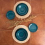 Quid Plato Hondo Cerámico Zafiro Vita Azul Marino 21,5 cm (12 Unidades) inevitable