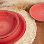 Plato Hondo Cerámico Coral Vita Quid 21,5 cm (12 Unidades)