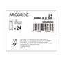 Caja 24 Vasos Altos Vidrio Tensionado Tubo Arcoroc 30 cL