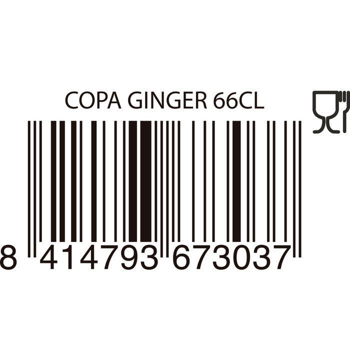 Copa Combinado Vidrio Ginger 66 cL (6 Unidades) Copa Combinado Vidrio Ginger 66 cL (6 Unidades)