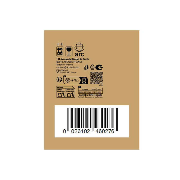 Set 6 Ceniceros Apilables Vidrio Apilable Arcoroc 10,7 cm Set 6 Ceniceros Apilables Vidrio Apilable Arcoroc 10,7 cm