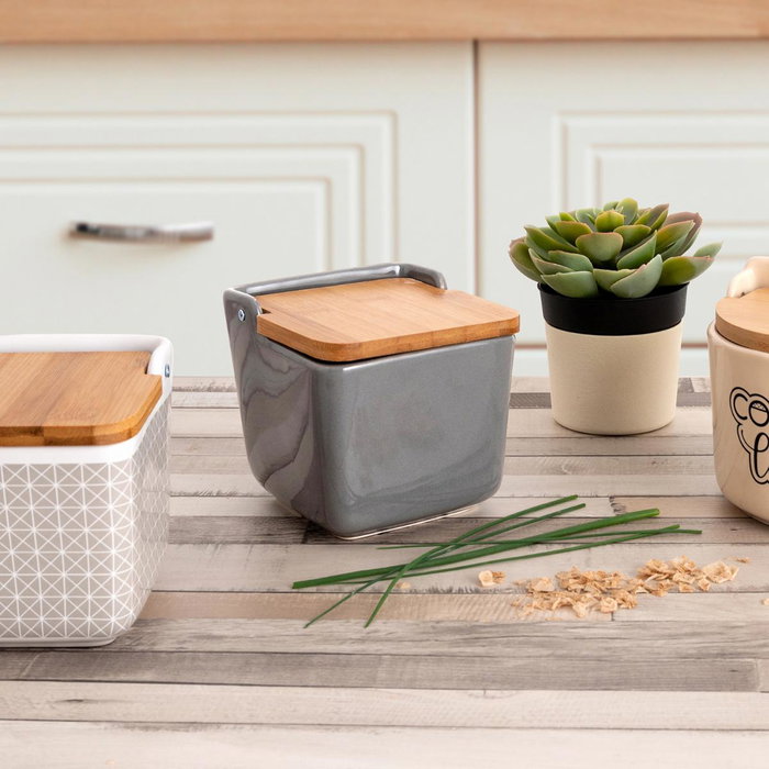 Salero Cerámico Tu Y Yo Quid 12x12 cm