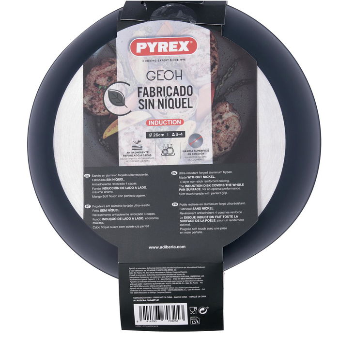 Sartén Aluminio Forjado Geoh Pyrex® 26 cm