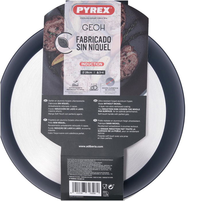 Sartén Aluminio Forjado Geoh Pyrex® 28 cm