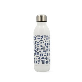 Quid Botella de Acero Inoxidable Rubic 0,5 L Azul