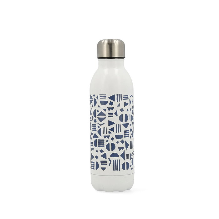Quid Botella de Acero Inoxidable Rubic 0,5 L Azul