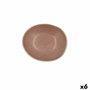 Bidasoa Bol Oval Cerámico Gio Terracota 15x12,5x4 cm (6 Unidades) inevitable