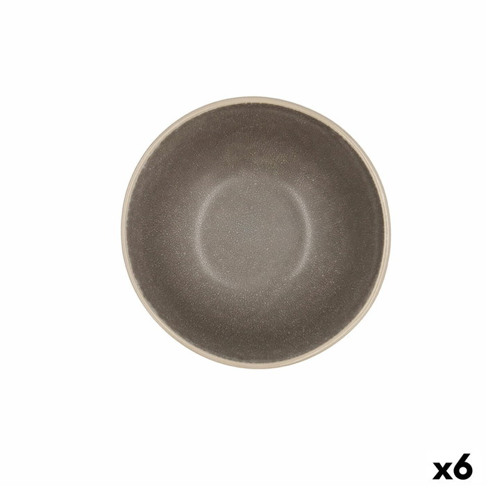 Bidasoa Bol Irregular Cerámico Gio Gris 15x4 cm (6 Unidades) inevitable