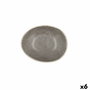 Bidasoa Bol Oval Cerámico Gio Gris 6 Unidades
