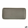 Bidasoa Bandeja Rectangular Cerámica Gio 28x14 cm (4 Unidades)