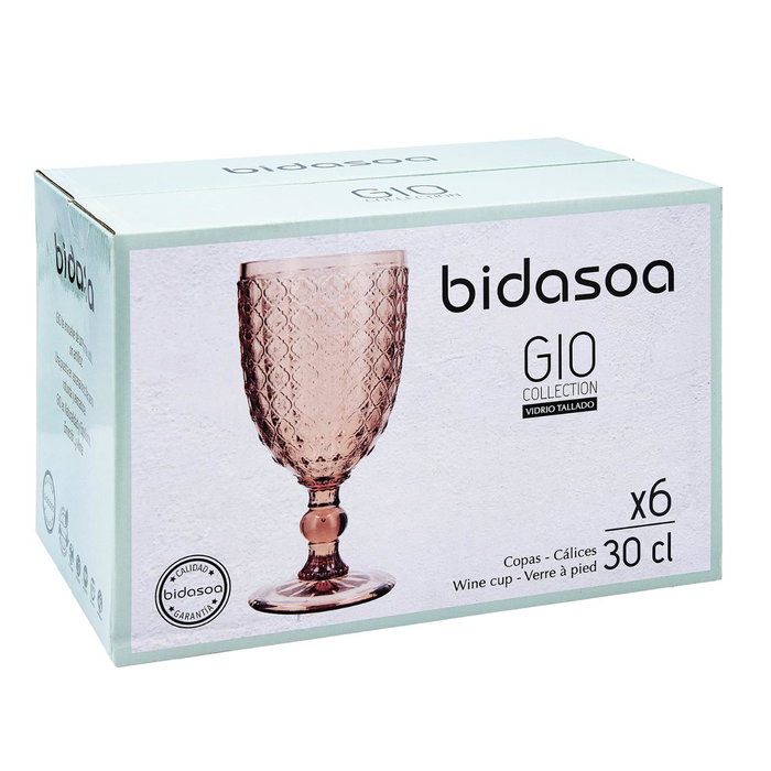 Caja 6 Copas Vidrio Gio Bidasoa 30 cL