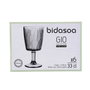 Bidasoa Caja 6 Copas Vidrio Gio 33 cL Gris