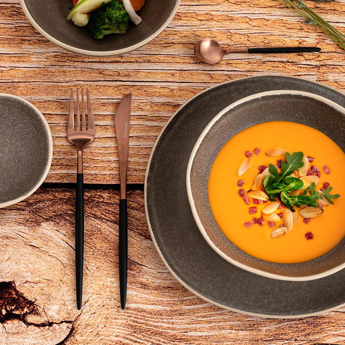 Set 12 Cucharas Caféacero Inox Gio Bidasoa 13,1 cm-18-0