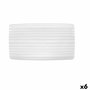 Ariane Bandeja Rectangular Porcelana Reforzada Artisan 36x20 cm Blanco (6 Unidades)