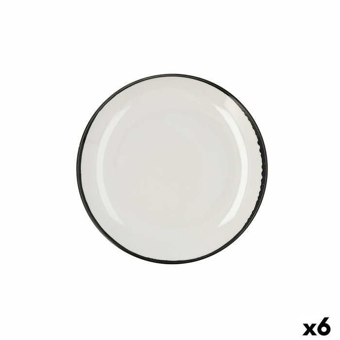 Ariane Plato Porcelana Reforzada Vital Filo 27 cm (6 Unidades) de color blanco