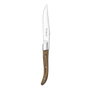 Lou Laguiole Set 6 Cuchillos Steaks Louis Marrón 23x2x1 cm