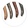 Lou Laguiole Set 6 Cuchillos Steaks Louis Marrón 23x2x1 cm