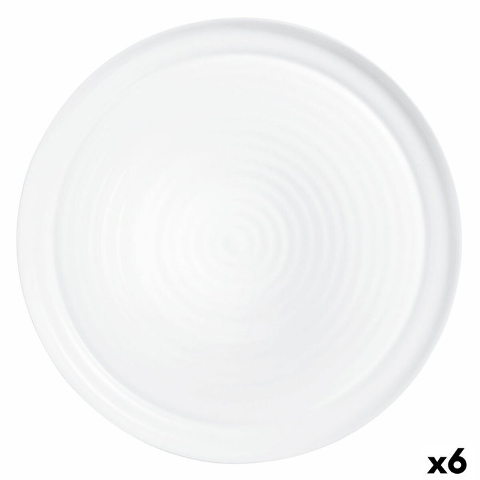Arcoroc Plato Pizza Opal Evolutions 32 cm (6 Unidades) Blanco