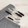 Lou Laguiole Set de 24 Cubiertos Comptoir Acero Inox y Mango PP 18-0-1,5 mm