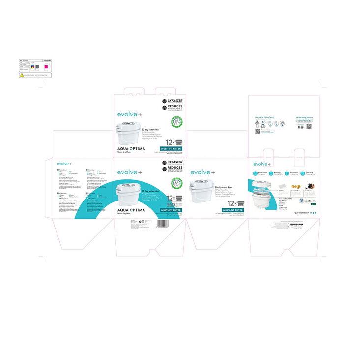 Set 12 Filtros Jarra Agua Single Life Evolve Aqua Optima 30 Dias Set 12 Filtros Jarra Agua Single Life Evolve Aqua Optima 30 Dias