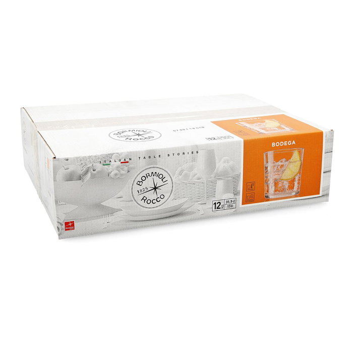 Bormioli Rocco Vaso Pinta Bodega 355 ml (Pack de 12) de Vidrio Templado